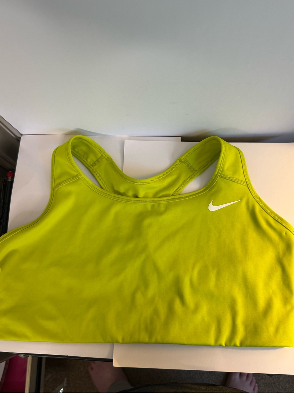 💚 Nike Dri-FIT Neon Volt Sports Bra | Women’s 2X | High Support